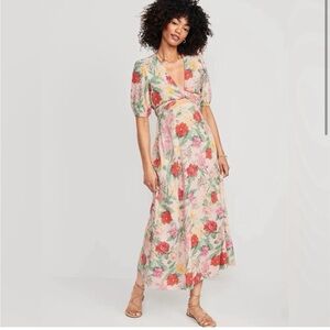 Old Navy Floral Wrap Dress (M) - Worn Once